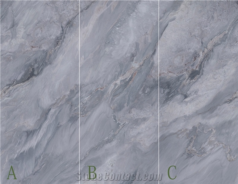 Sapphire Blue Sintered Stone Slab