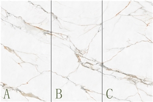 Snow Blossom Sintered Stone Slab
