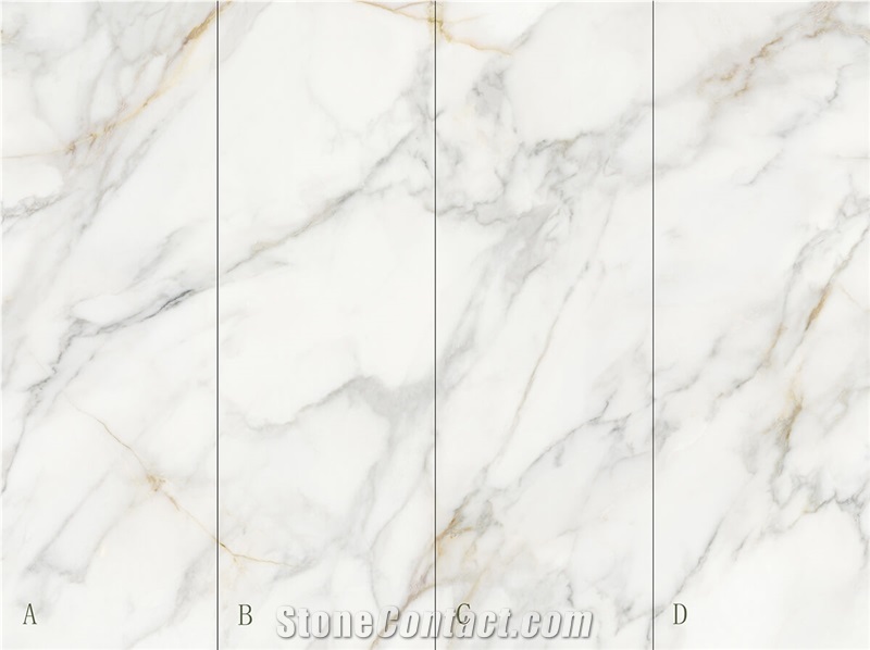 Superior Calacatta Gold Sintered Stone Slab