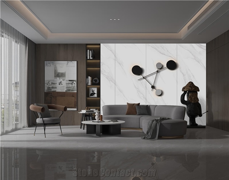 Venice White Sintered Stone Slab