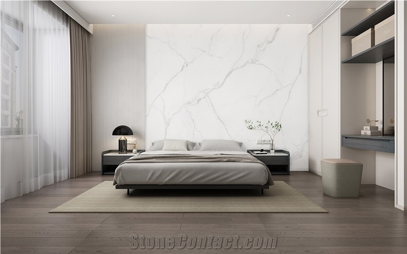 Zambia White Sintered Stone Slab