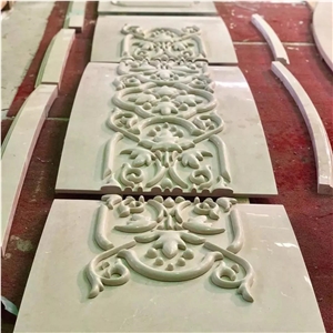 Beige Marble Wall Relief