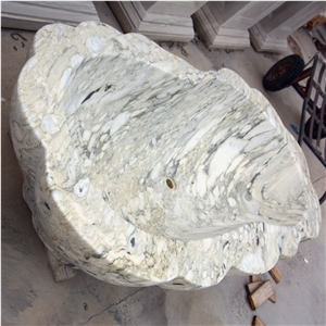 Green Color Marble Bathtub