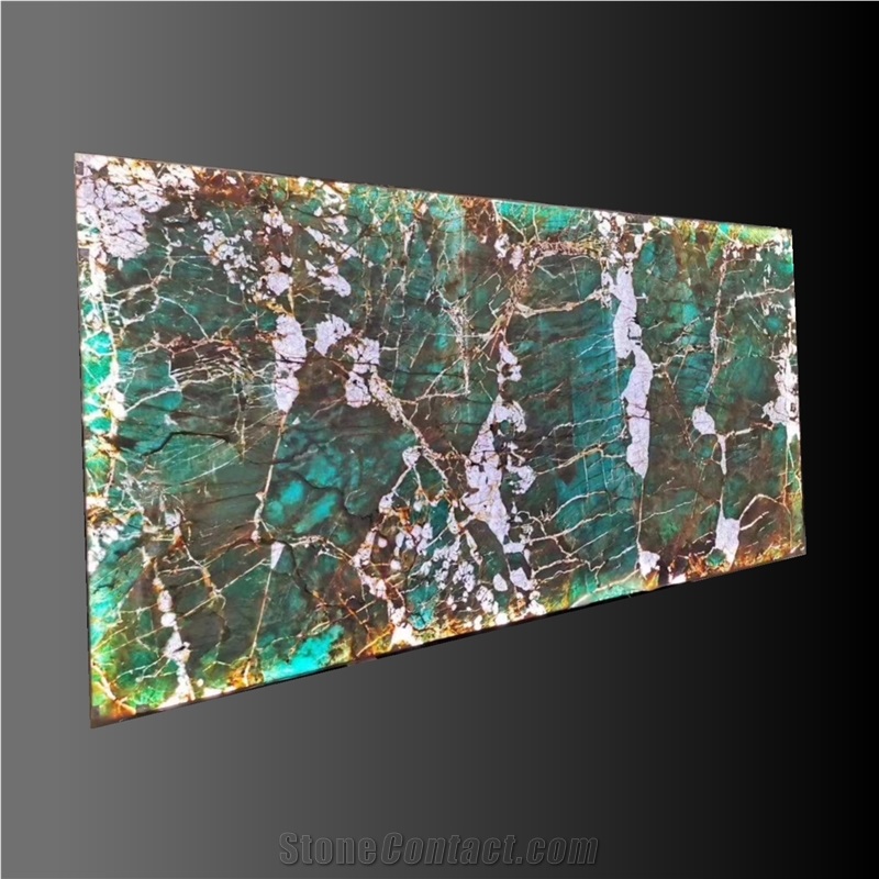 Luxury Amazon Green Marble Slab