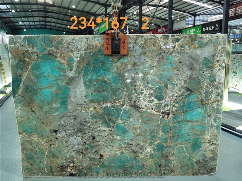 Luxury Amazon Green Marble Slab