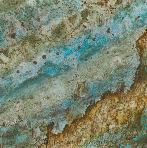 Luxury Fantasy Blue Marble Restaurant Table Top