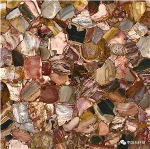 Luxury Wood Stone Slab