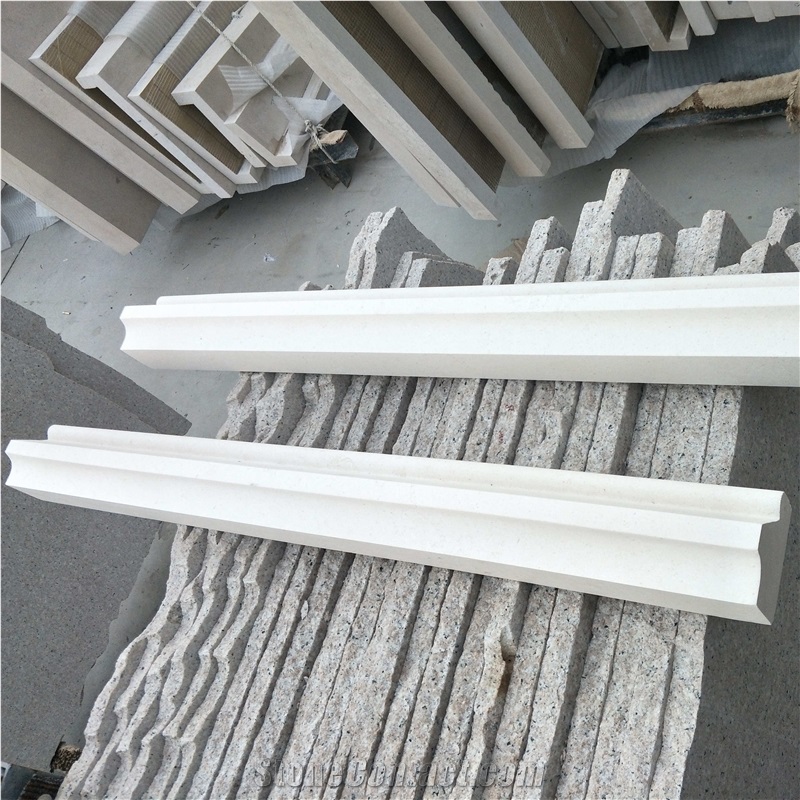 Sandy White Limestone Molding