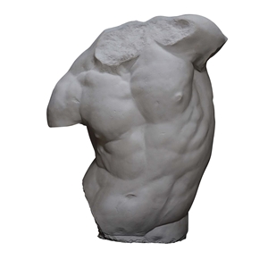 Strong Male Torso Sculpture Strong Male Torso Sculpture