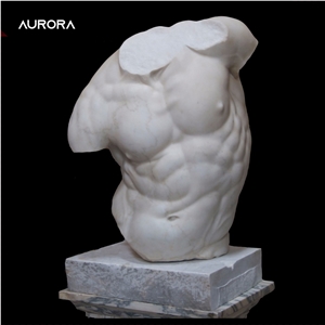 Strong Male Torso Sculpture