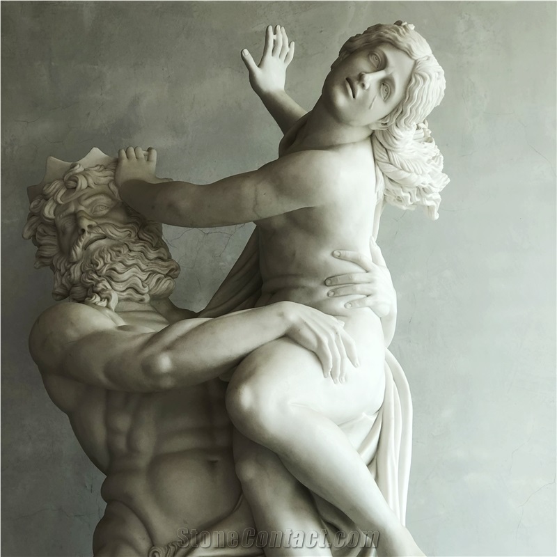 The Rape Of Proserpina White Marble