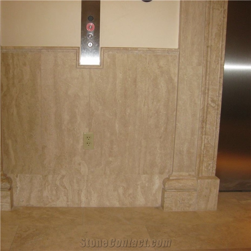 Travertine Lift Door Surround