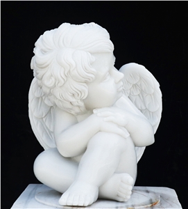 White Marble Cherubs