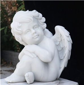 White Marble Cherubs