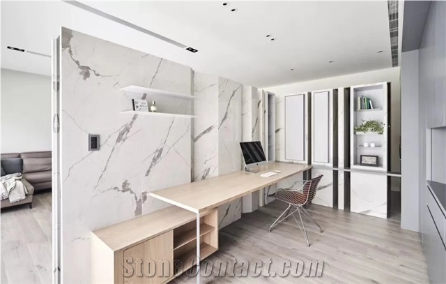 18Mm Polished Olympia White For Counter Floor Wall