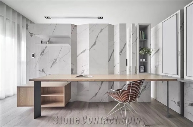 18Mm Polished Olympia White For Counter Floor Wall