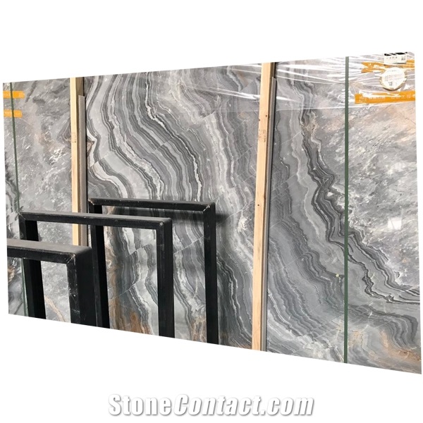 Chinese Book Matched Veins Lafite Impression Marble Slabs