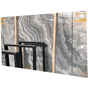 Chinese Book Matched Veins Lafite Impression Marble Slabs