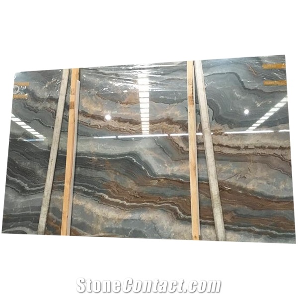 Chinese Book Matched Veins Lafite Impression Marble Slabs