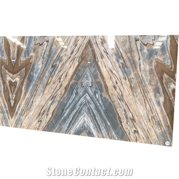 Chinese Book Matched Veins Lafite Impression Marble Slabs