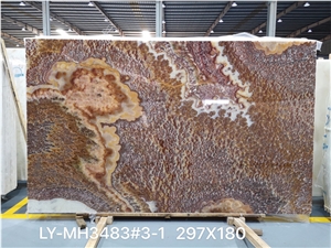High Quality Polished Ruby Onyx For Background Wall Floor 
