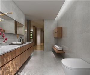 Lava Silver Grey Matte, Glazed 24X24 Porcelain Tile