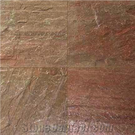 Copper Quartzite Tile 16X16 Gauged