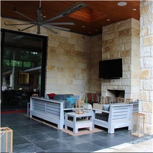 Old Floors Carbon Gold Quartzite Tile 16X24 Historical