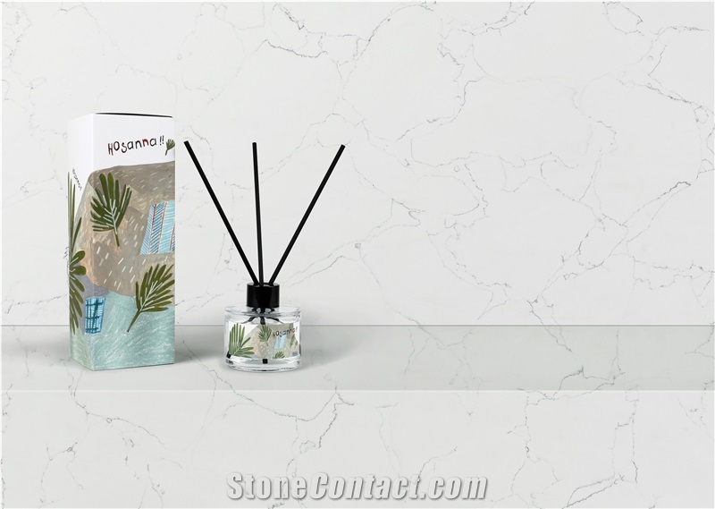 Bianco Carrara White Quartz