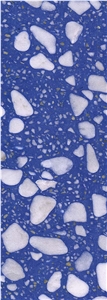 Blue Color Terrazzo