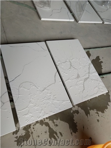 Calacatta White Quartz Vanity Top