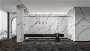 Calacatta White Sintered Stone 03