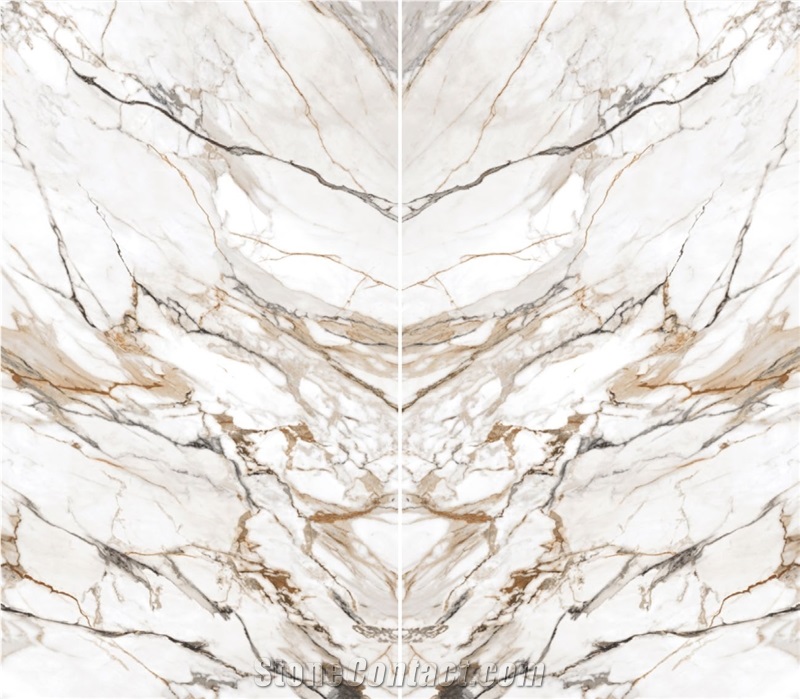 Gilded White Sintered Stone 1