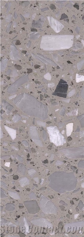 Grey Emperador Terrazzo