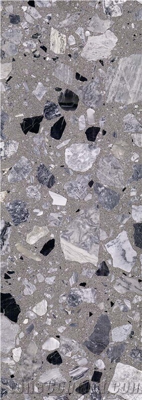 Grey Emperador Terrazzo