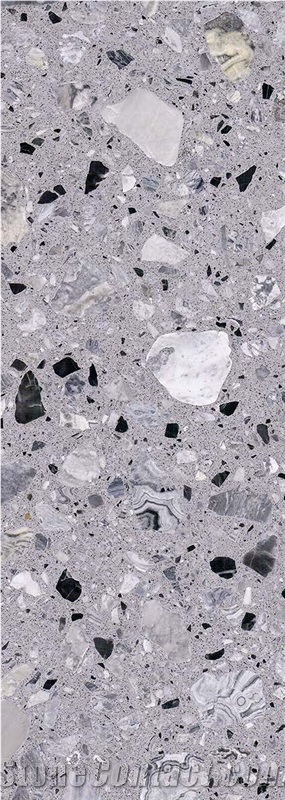 Grey Emperador Terrazzo