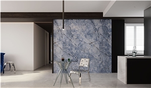 Ice Silk Blue Jade Sintered Stone