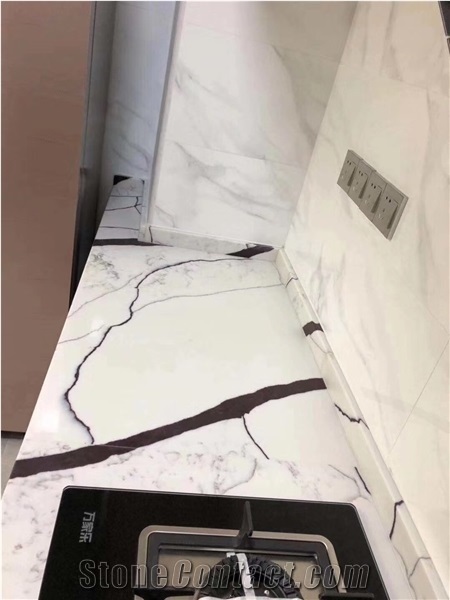 Lilac New York Quartz Kitchen Top