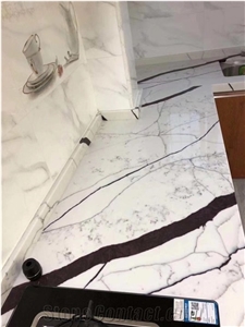Lilac New York Quartz Kitchen Top