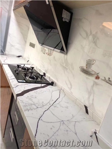 Lilac New York Quartz Kitchen Top