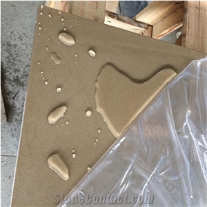 Pure Gold Quartz Kitchen Countertops