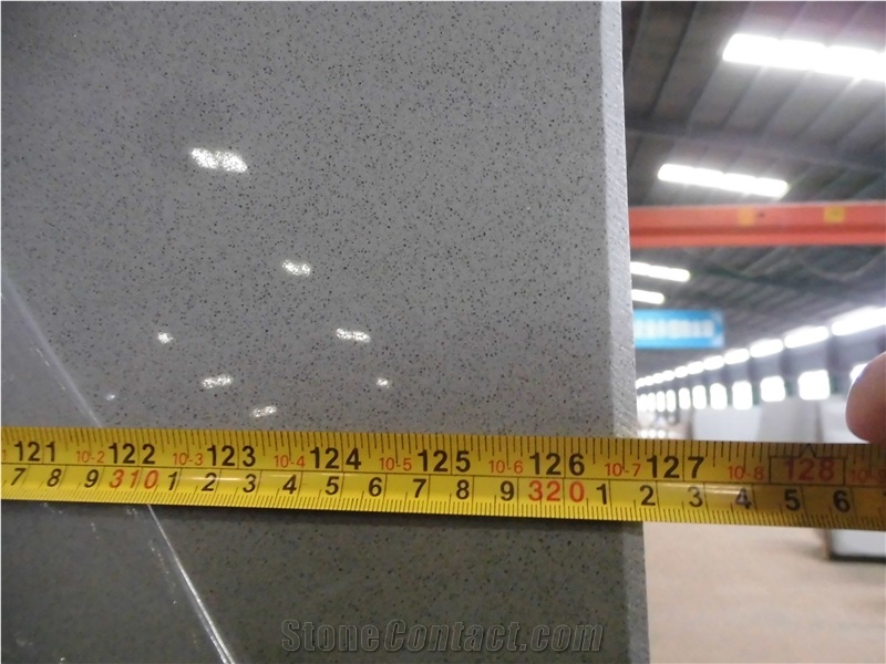 Pure Grey Quartz Slab