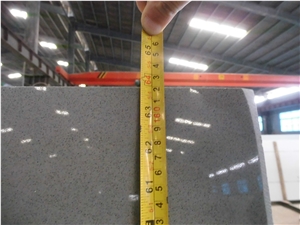 Pure Grey Quartz Slab