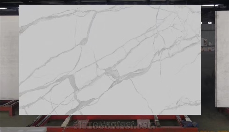 Statuary Calacatta Nano Glass Crystallized Marble