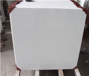 White Nano Glass Tile Crystallized Marble Slabs