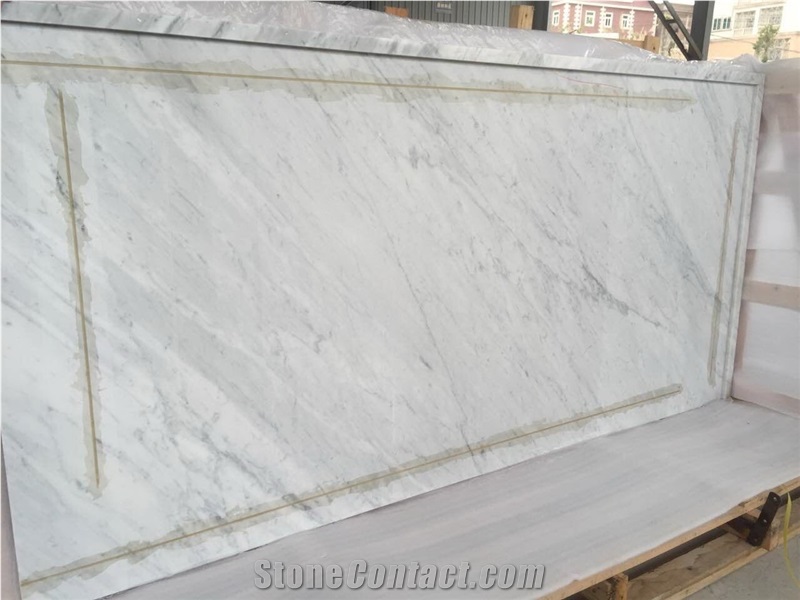 Bianco Carrara Marble Bath Top Vanity Top