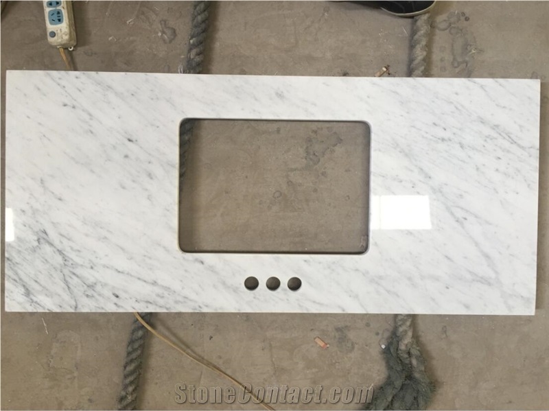 Bianco Carrara Marble Kitchen Top Series1