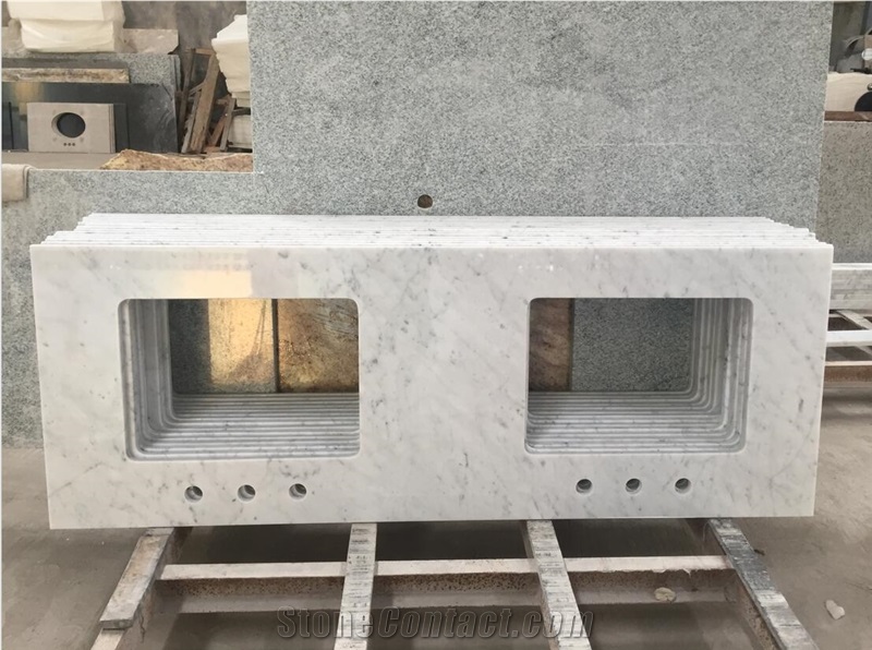 Bianco Carrara Marble Kitchen Top Series1