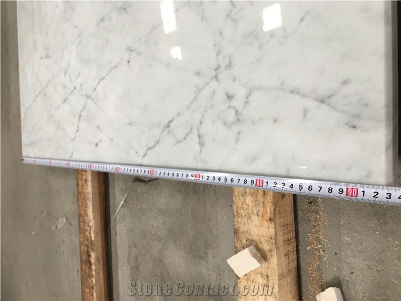 Bianco Carrara Marble Vanity Top Bathroom Tops