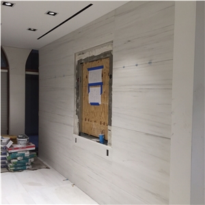 Bianco Dolomite Marble Bathroom Countertop